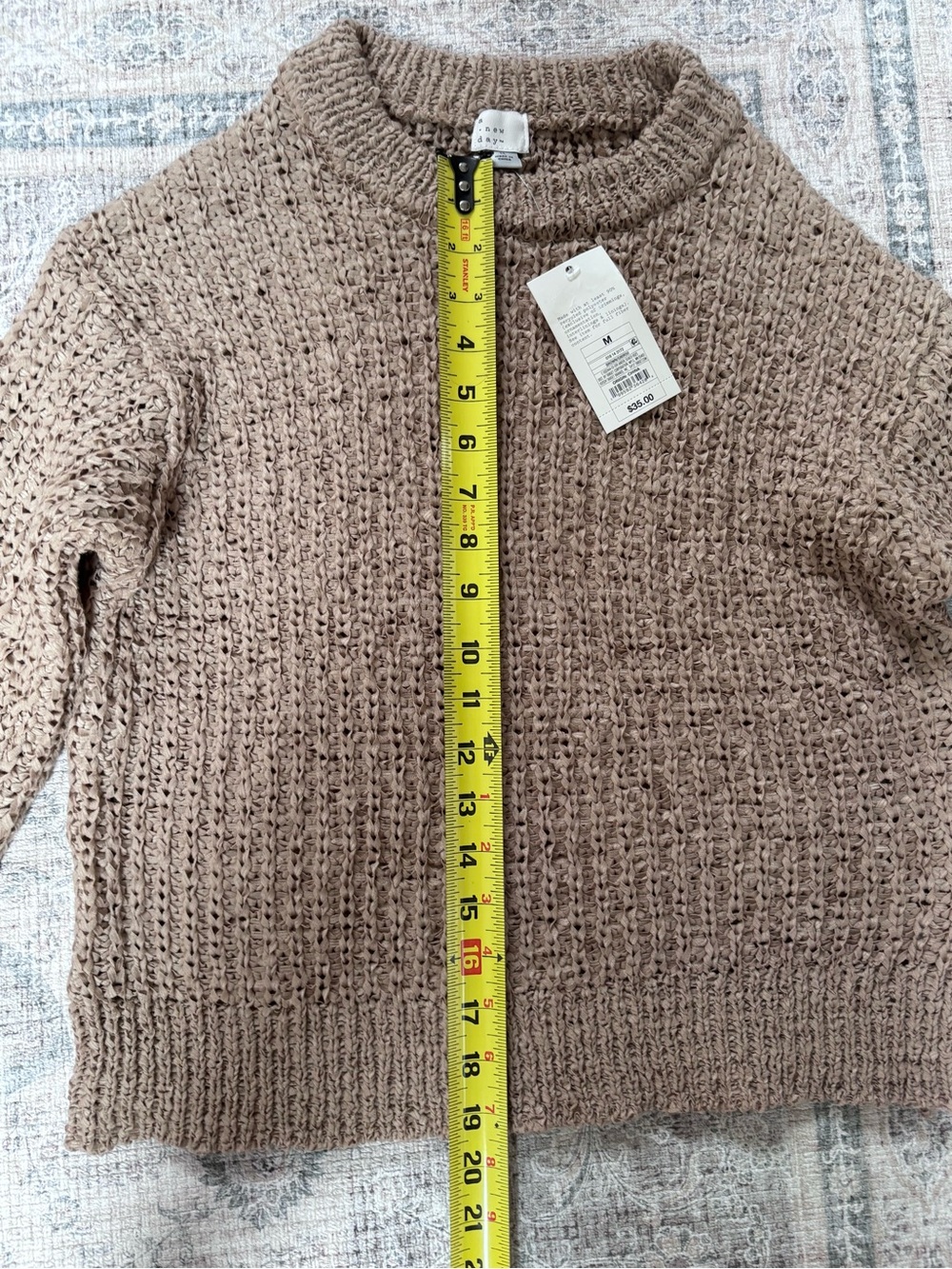 a new day Taupe & White Light Knit Crewneck Sweaters (2-Pack) - Picture 4 of 10